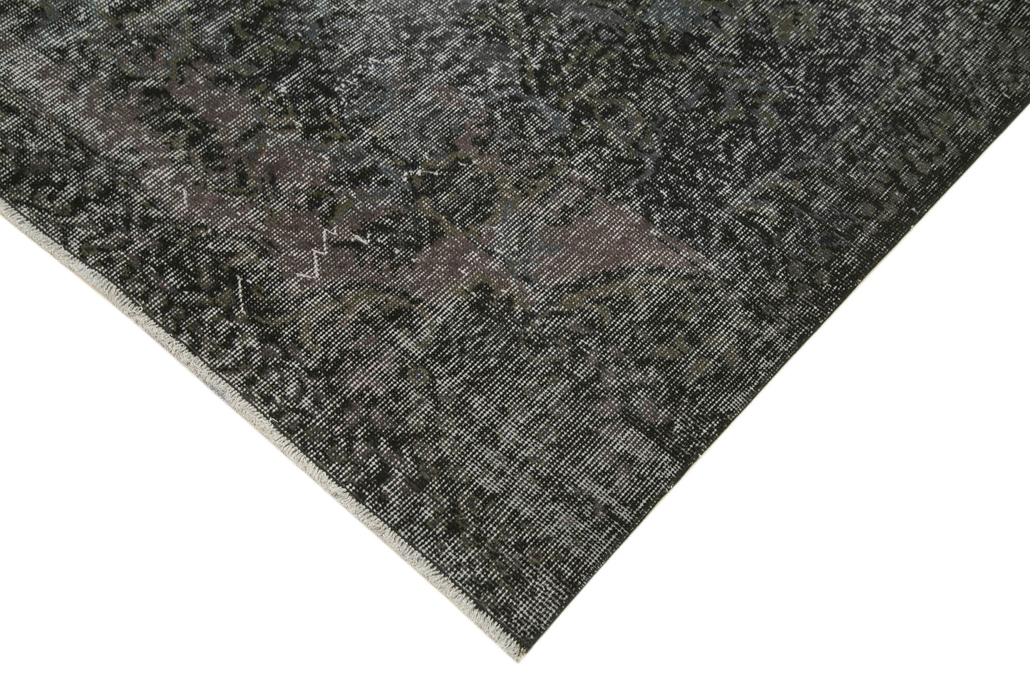 6x10 Black Overdyed Rug - 39454