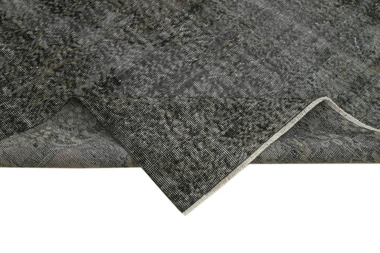 6x10 Black Overdyed Rug - 39454