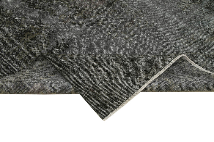 6x10 Black Overdyed Rug - 39454