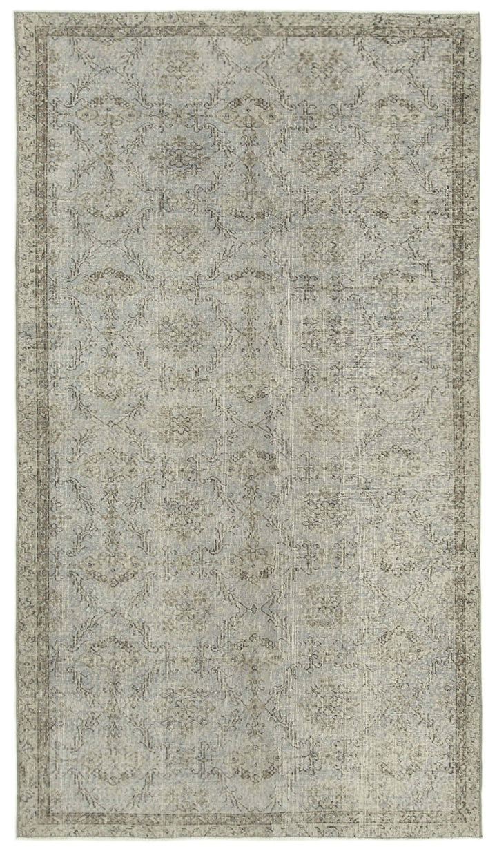 5x9 Grey Overdyed Rug - 39457