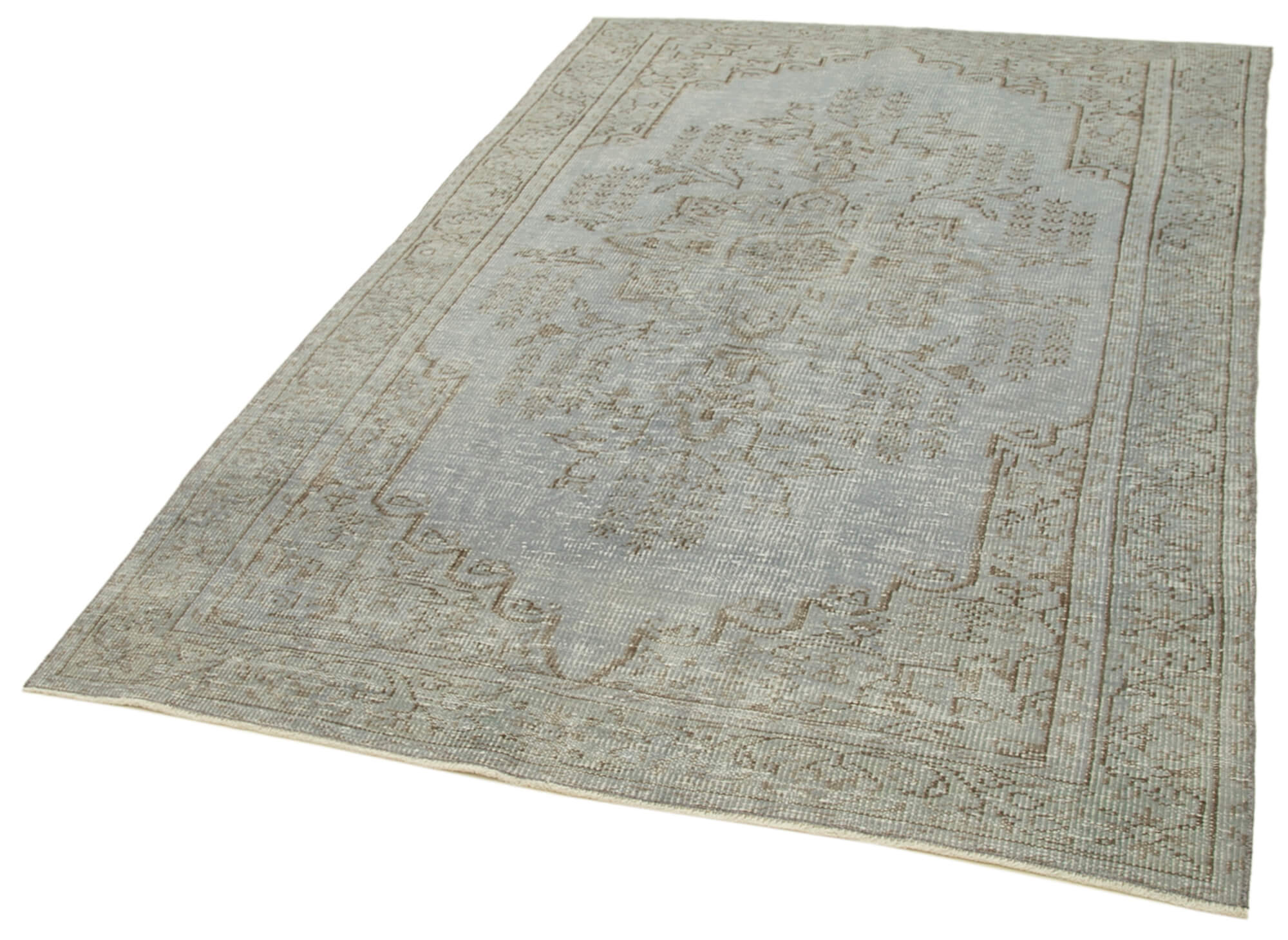 5x9 Grey Overdyed Rug - 39459