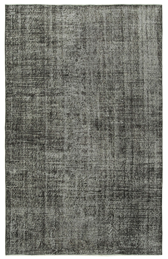 5x8 Black Overdyed Rug - 39461
