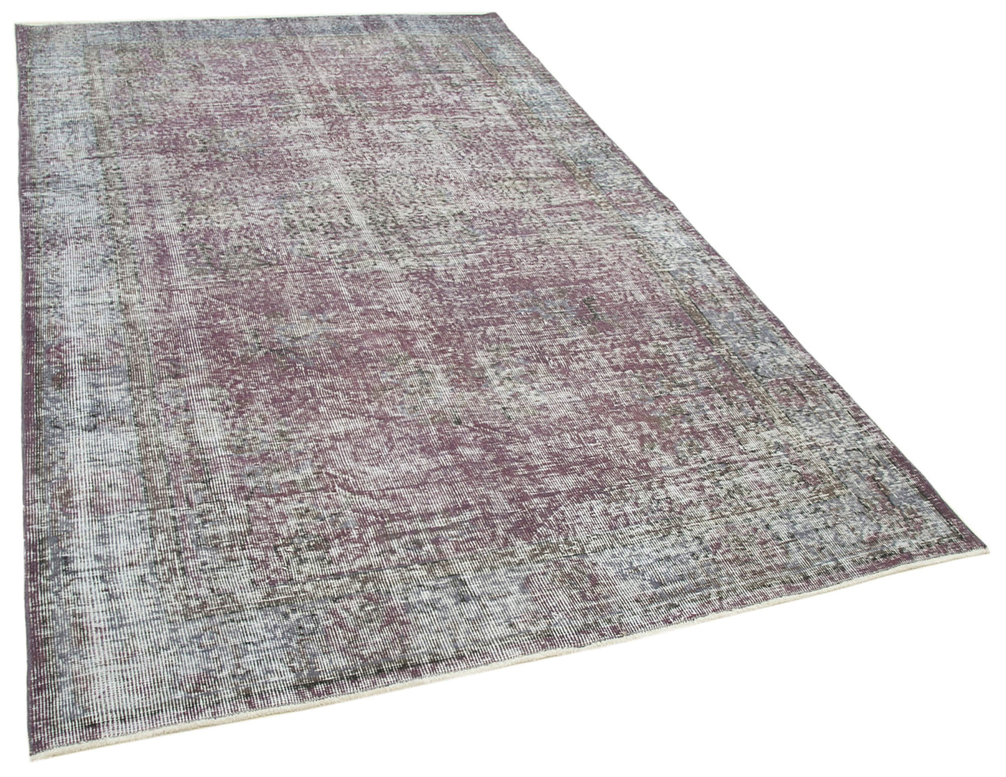 5x9 Purple Overdyed Rug - 39473