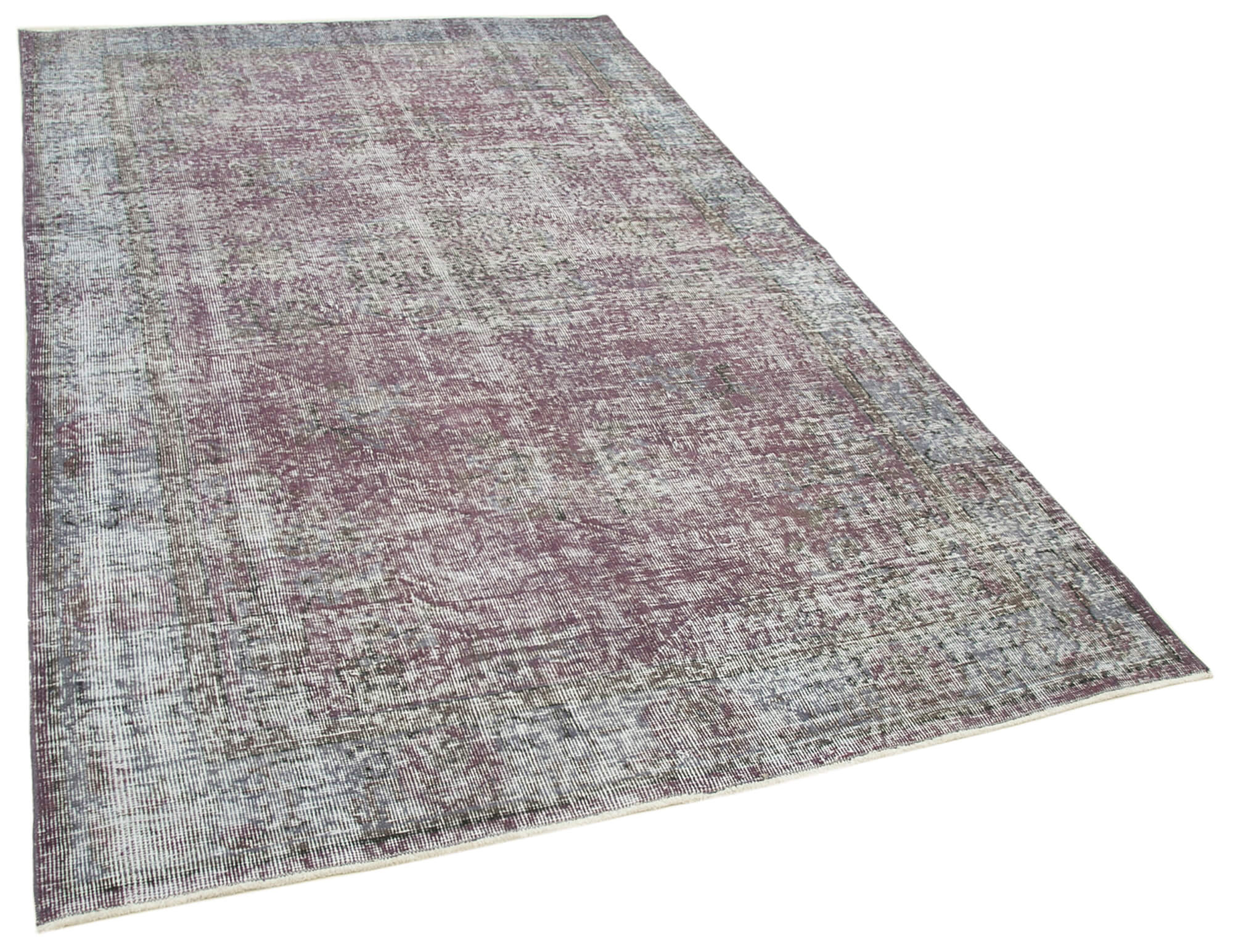 5x9 Purple Overdyed Rug - 39473
