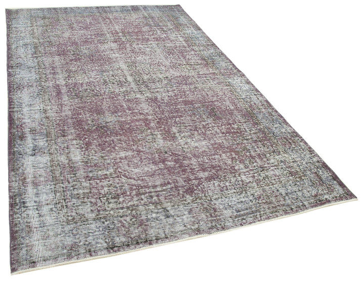 5x9 Purple Overdyed Rug - 39473