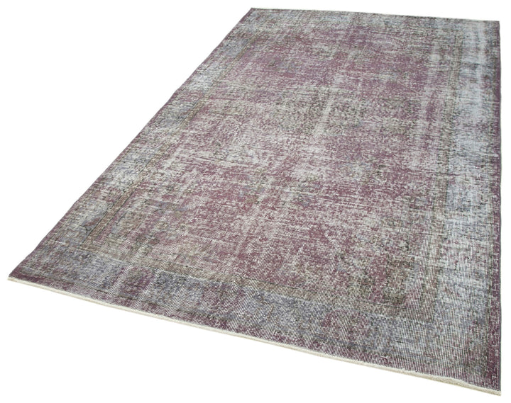 5x9 Purple Overdyed Rug - 39473