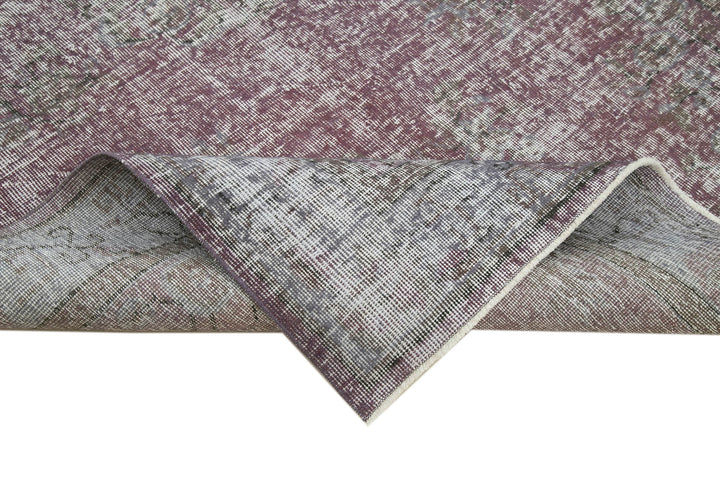 5x9 Purple Overdyed Rug - 39473
