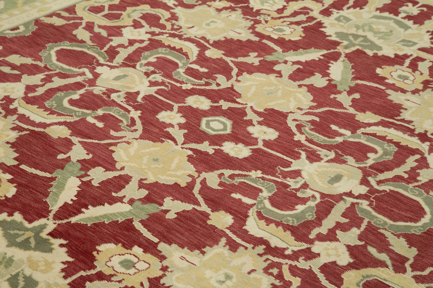 9x11 Beige Oushak Rug - 39642