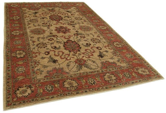 6x9 Beige Oushak Rug - 39643