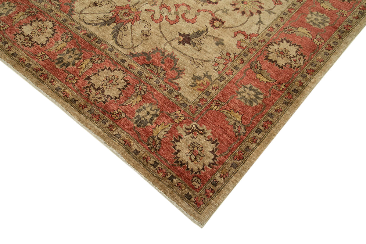 6x9 Beige Oushak Rug - 39643