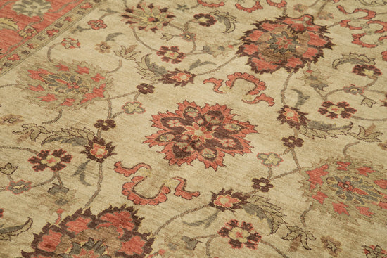 6x9 Beige Oushak Rug - 39643
