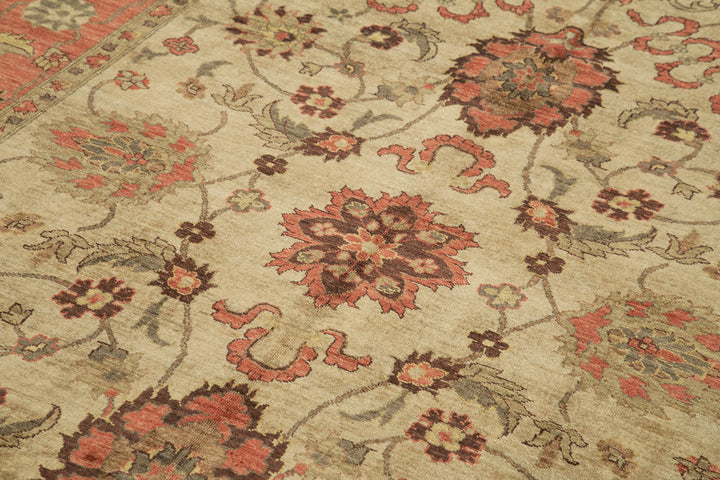 6x9 Beige Oushak Rug - 39643
