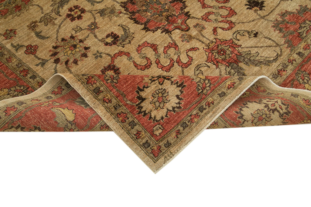 6x9 Beige Oushak Rug - 39643
