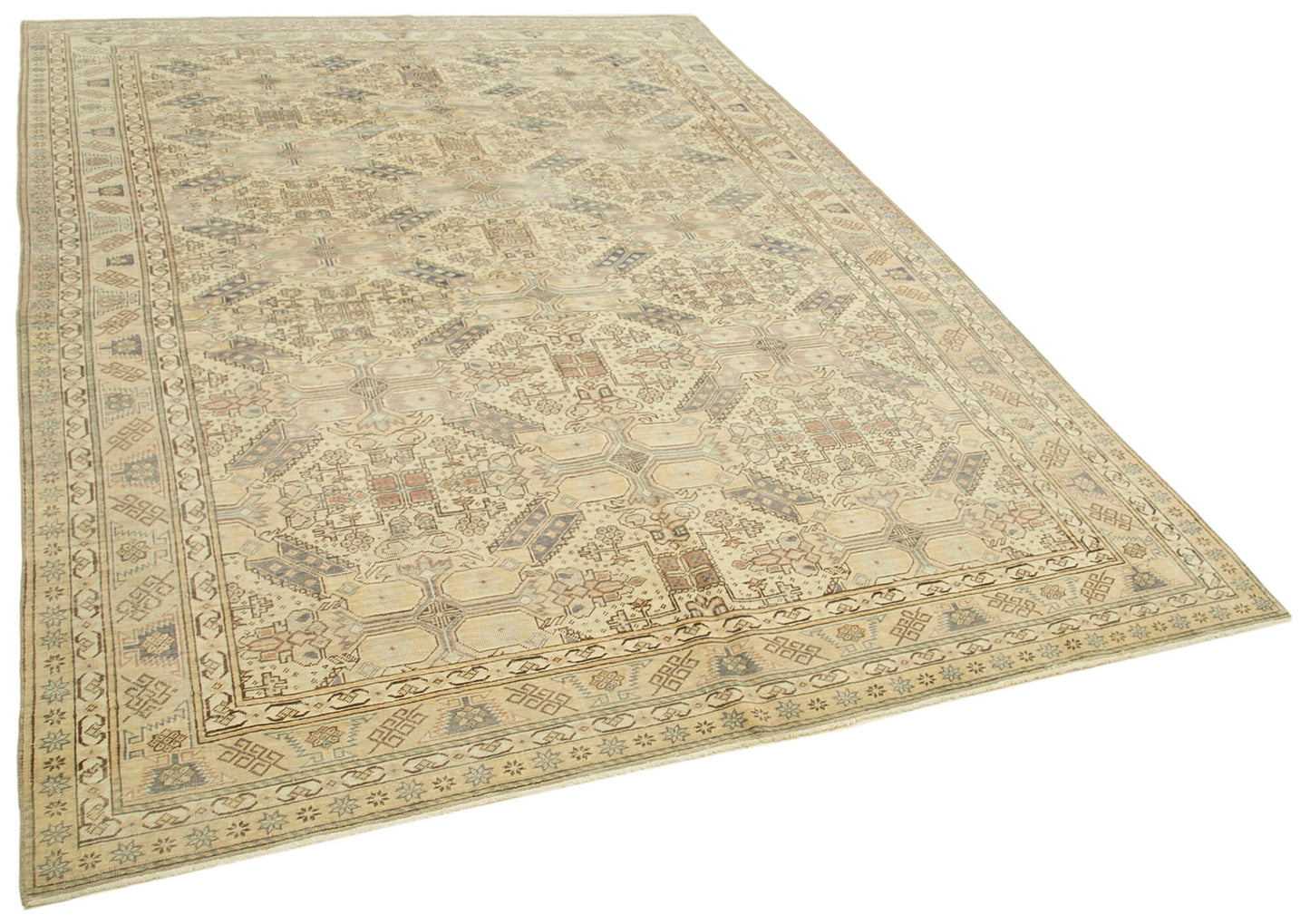 6x9 Beige Vintage Rug - 39652