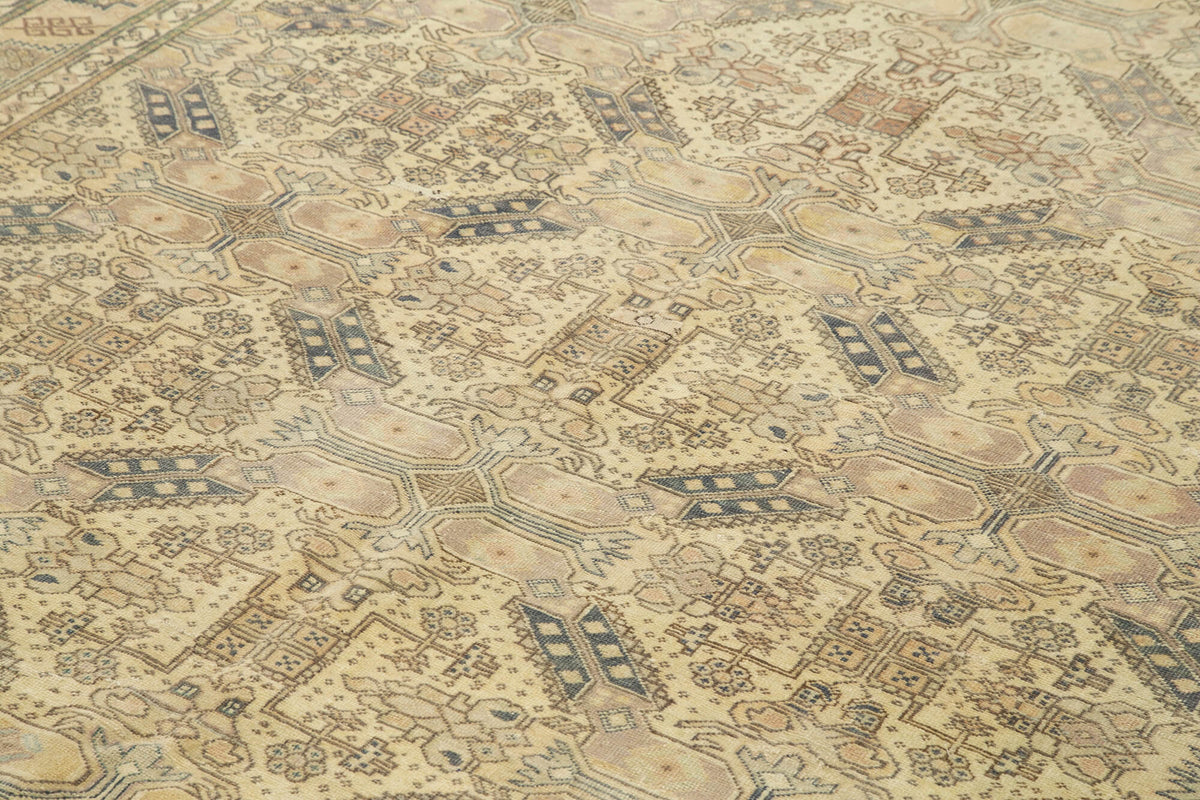 6x9 Beige Vintage Rug - 39652