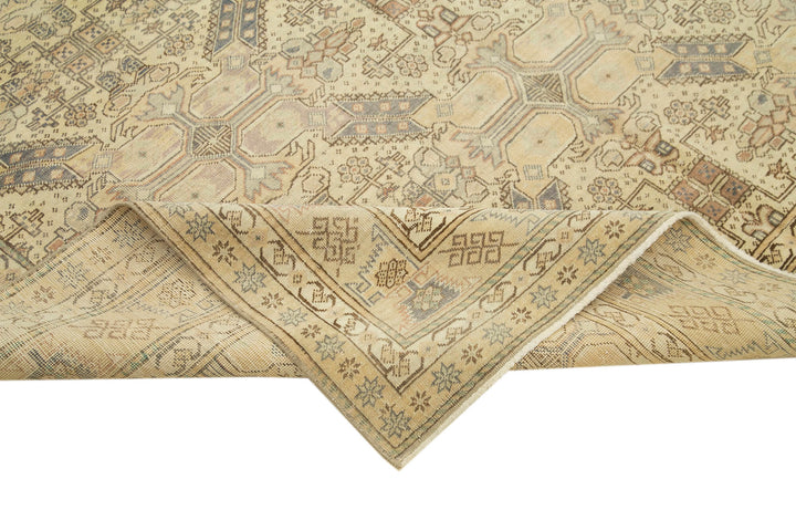 6x9 Beige Vintage Rug - 39652