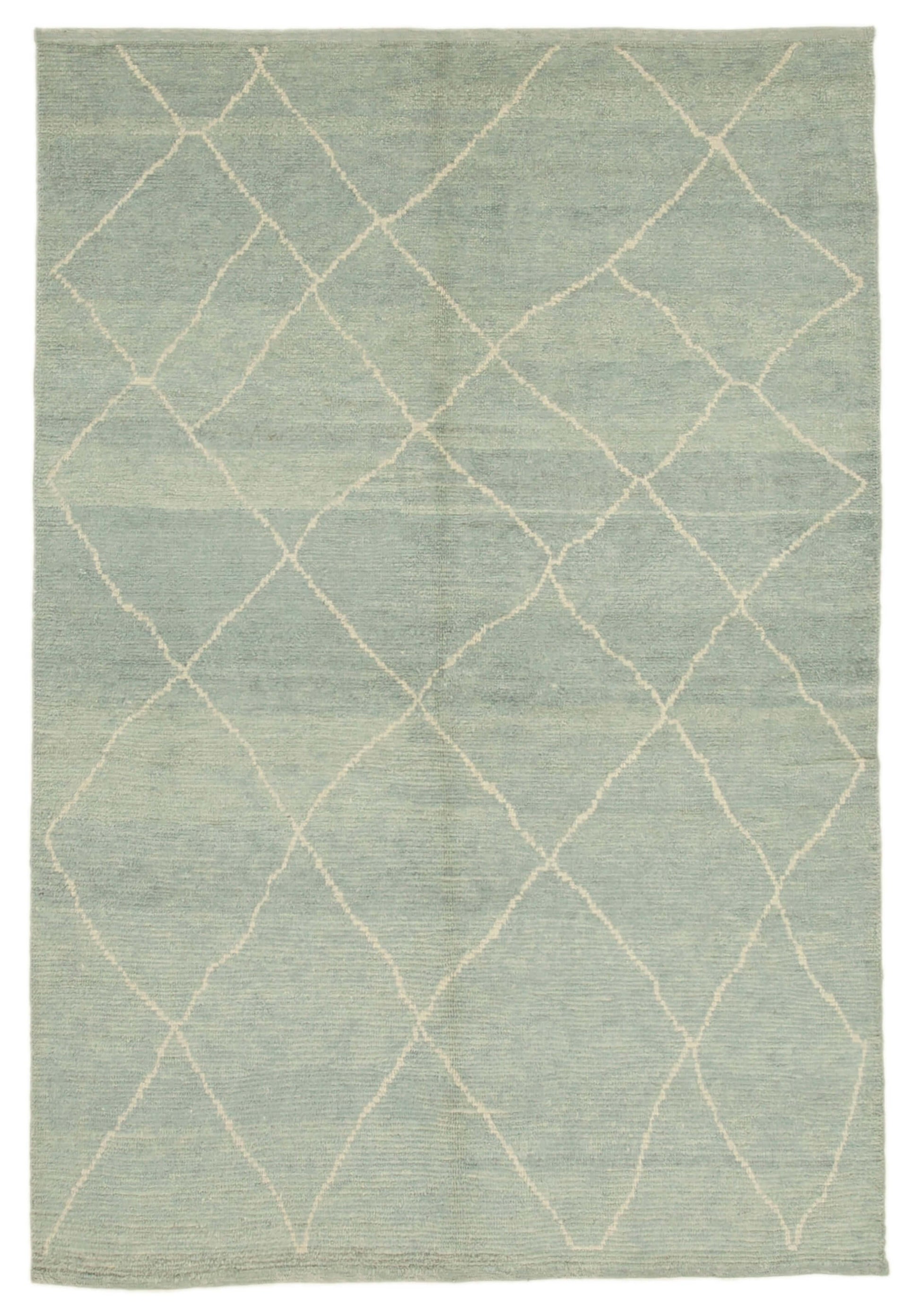 6x9 Blue Moroccan Rug - 39700