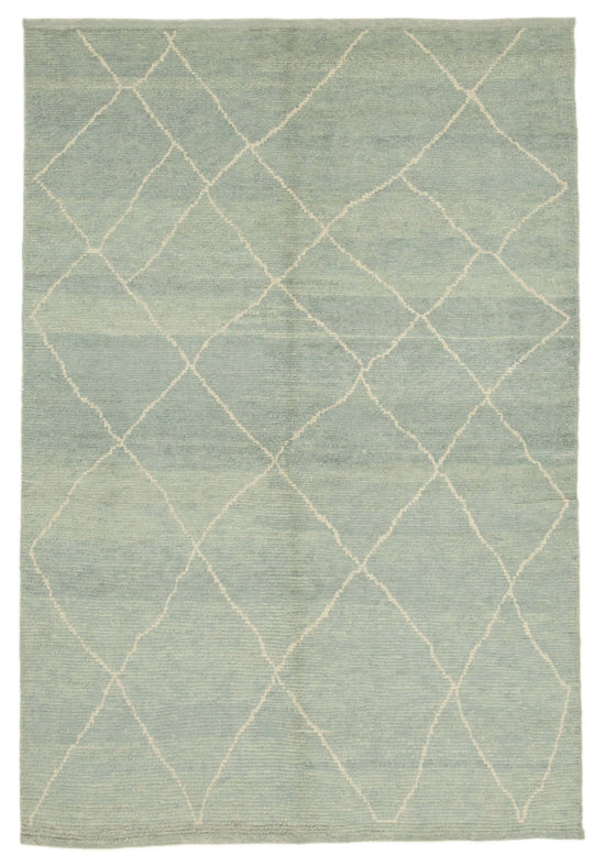6x9 Blue Moroccan Rug - 39700