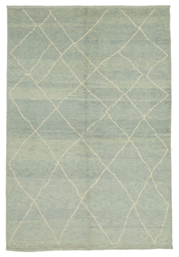 6x9 Blue Moroccan Rug - 39700