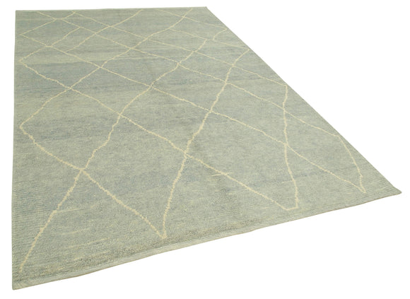 6x9 Blue Moroccan Rug - 39700