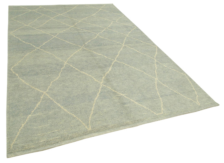 6x9 Blue Moroccan Rug - 39700
