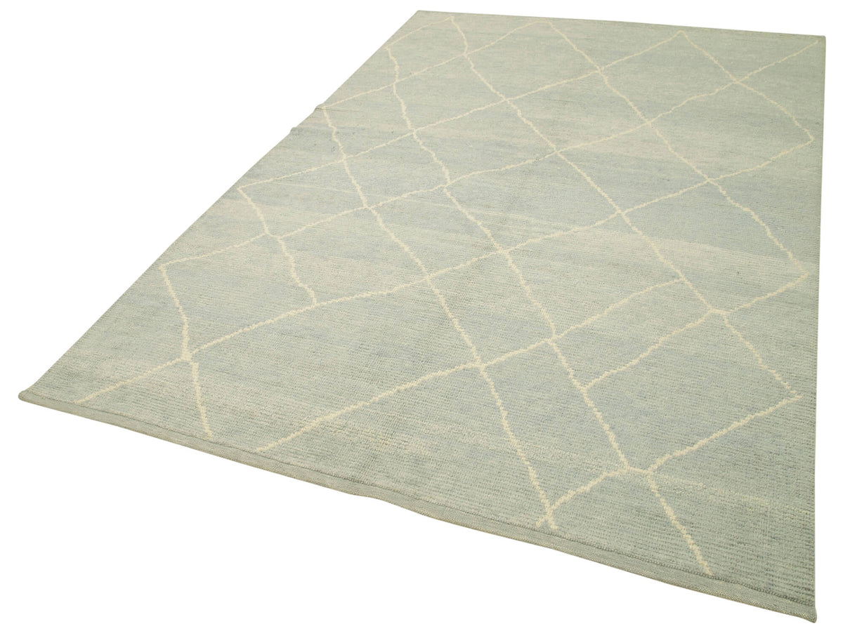 6x9 Blue Moroccan Rug - 39700