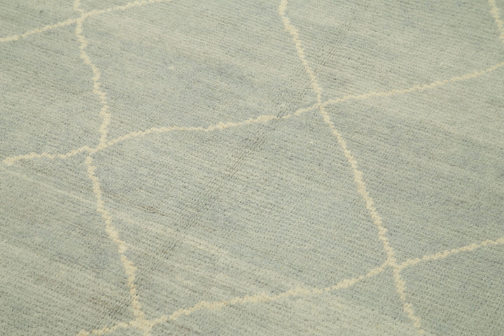 6x9 Blue Moroccan Rug - 39700