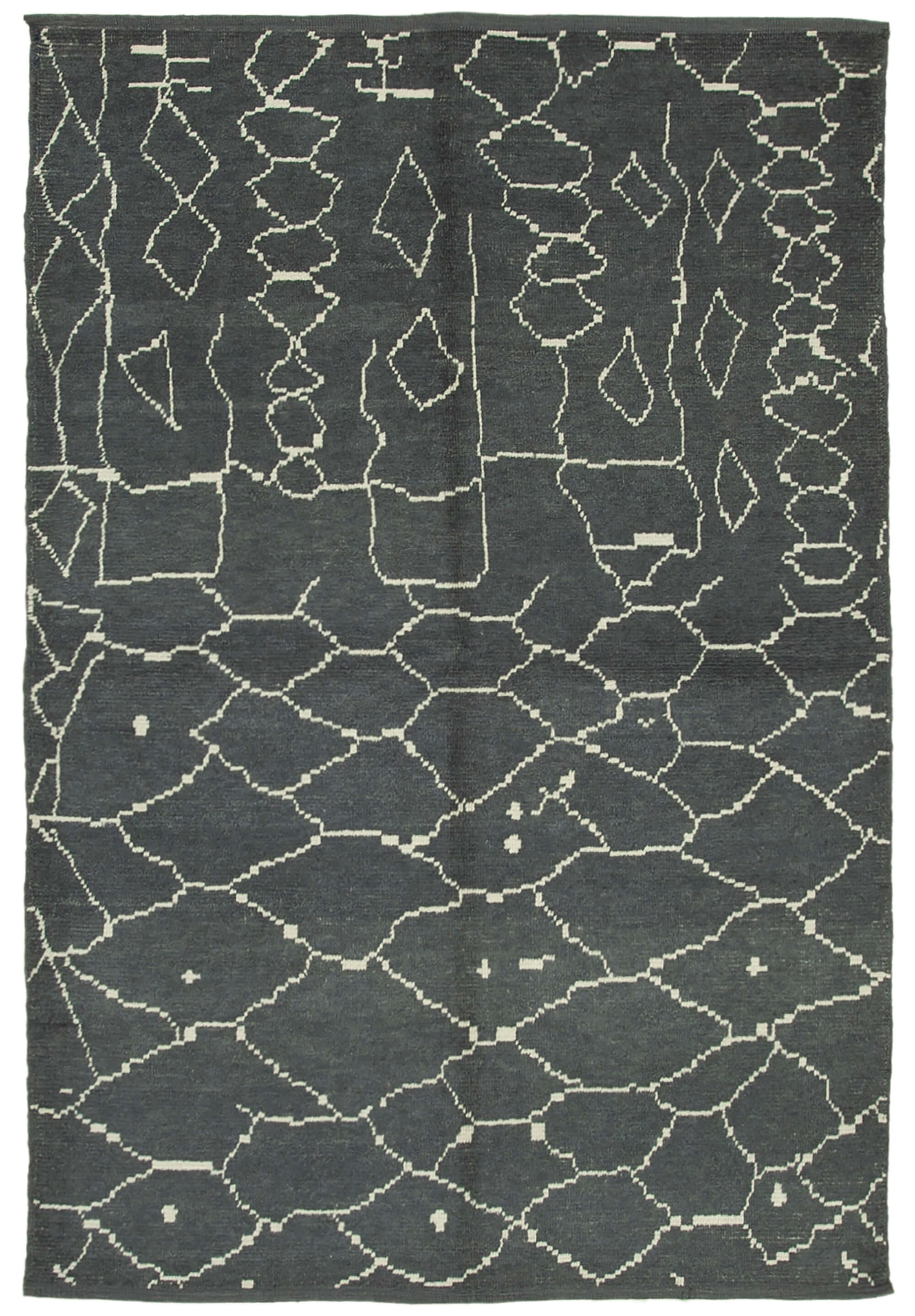6x9 Grey Moroccan Rug - 39710