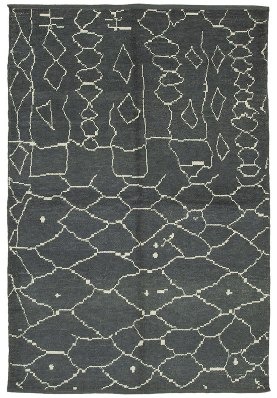 6x9 Grey Moroccan Rug - 39710