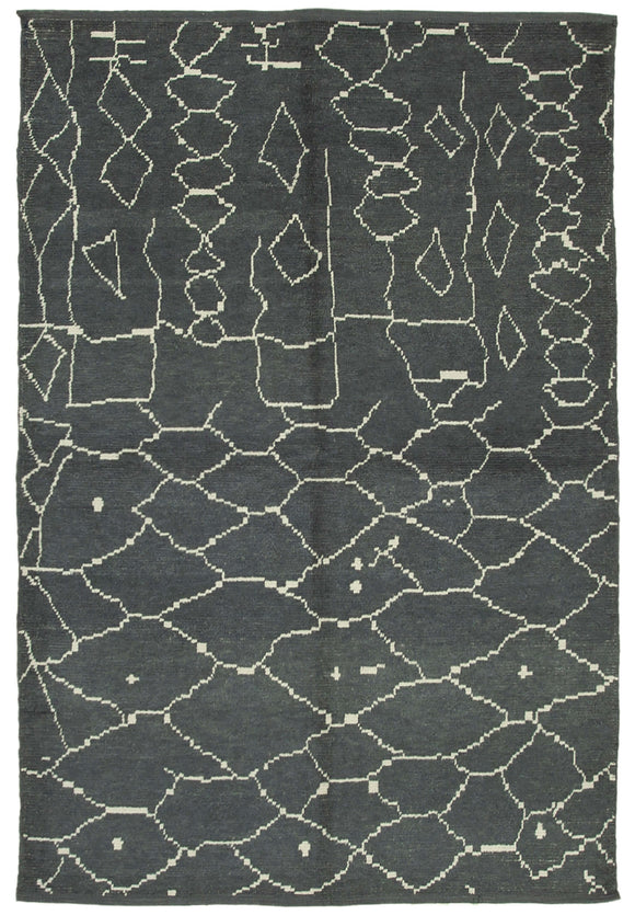 6x9 Grey Moroccan Rug - 39710