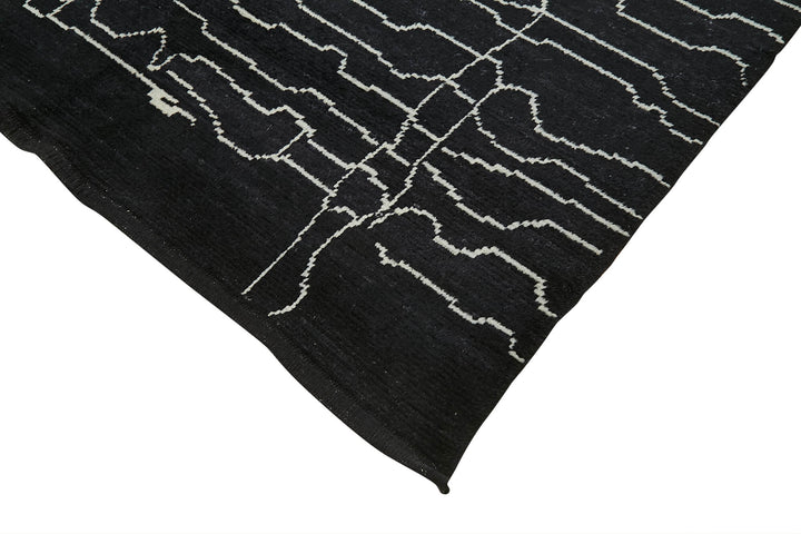 6x10 Black Moroccan Rug - 39711