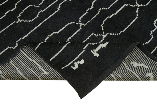 6x10 Black Moroccan Rug - 39711