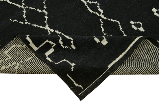 6x9 Black Moroccan Rug - 39712