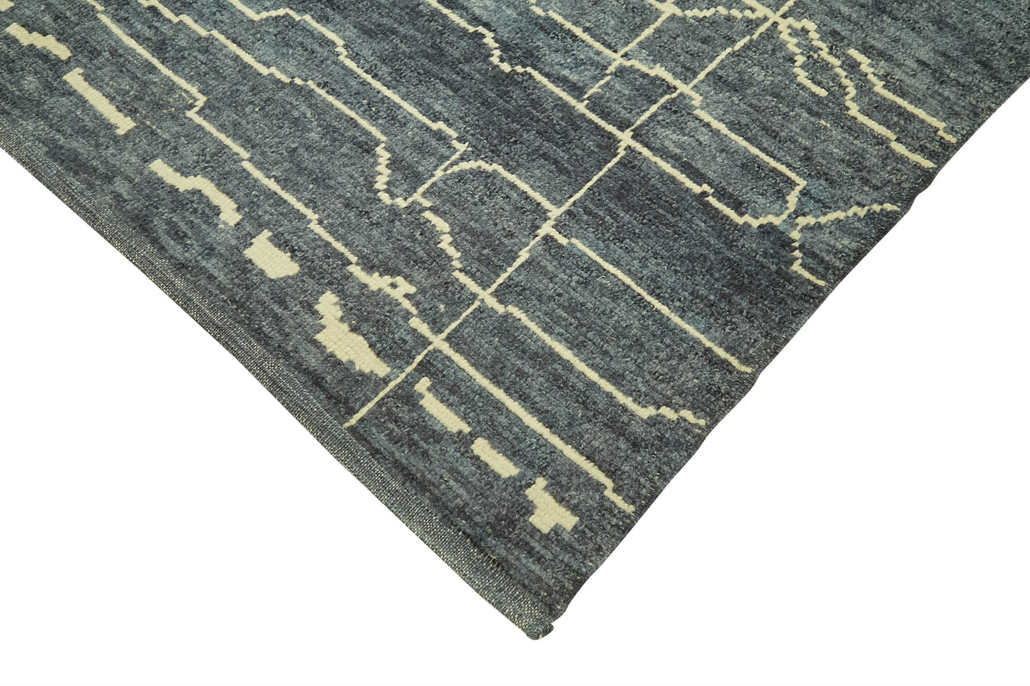 7x10 Blue Moroccan Rug - 39713
