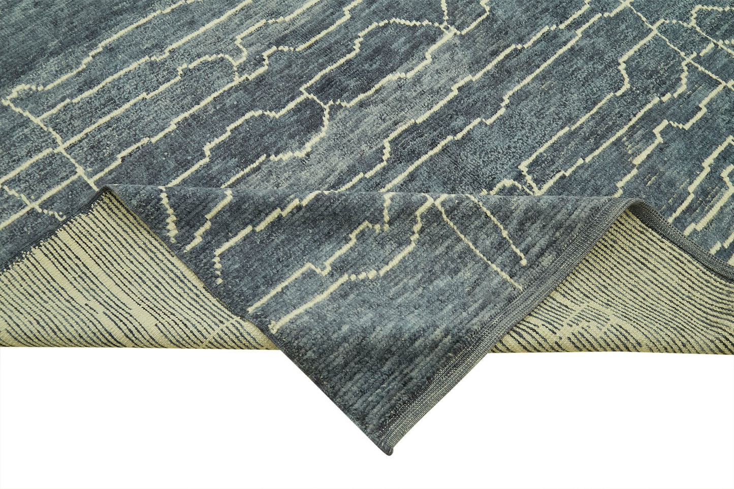 7x10 Blue Moroccan Rug - 39713