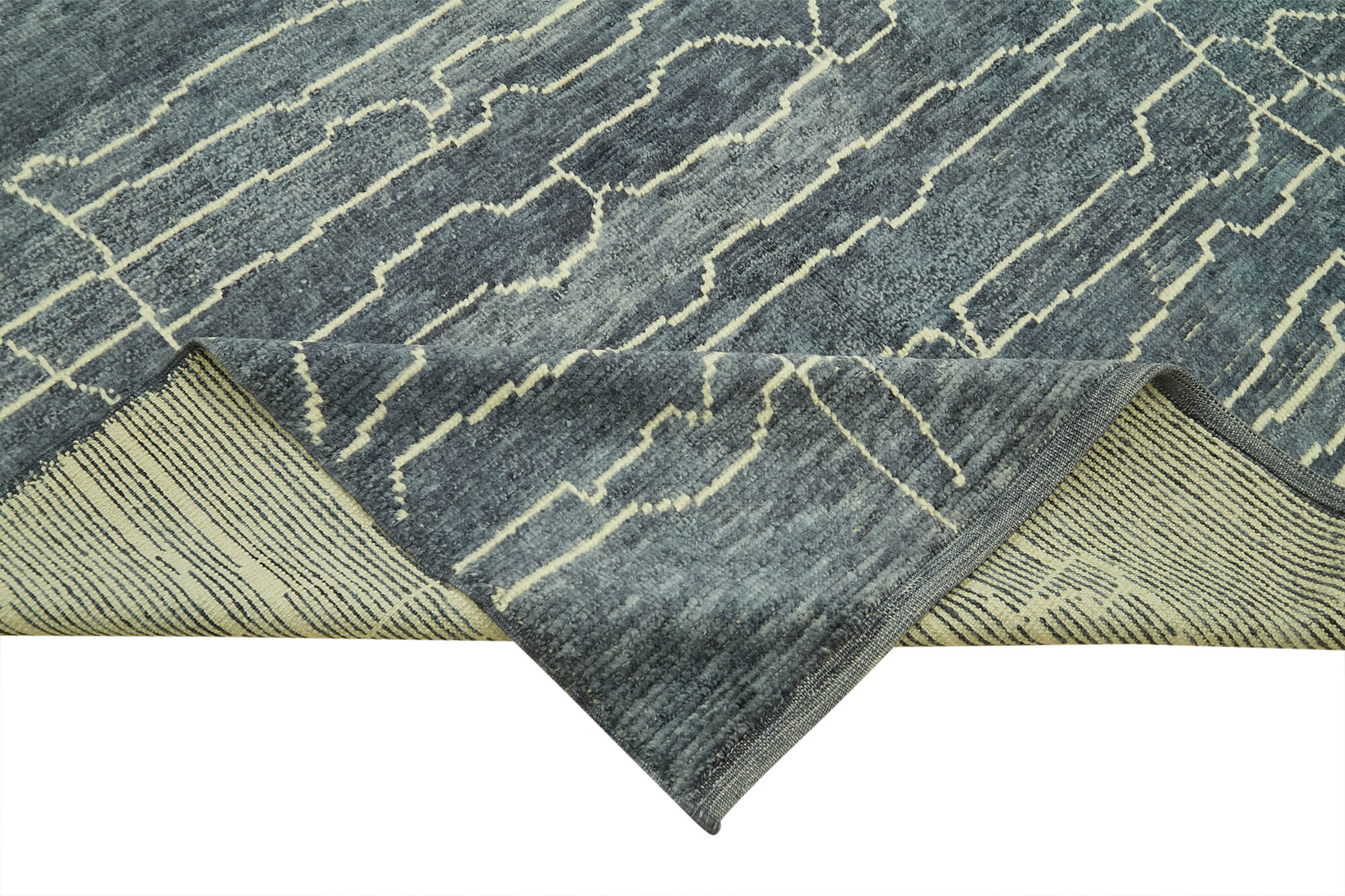 7x10 Blue Moroccan Rug - 39713