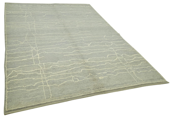 7x10 Blue Moroccan Rug - 39720