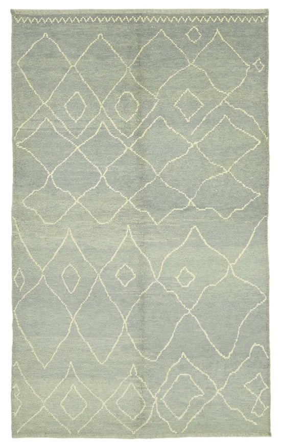 6x10 Blue Moroccan Rug - 39721