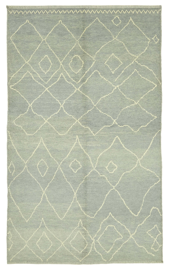 6x10 Blue Moroccan Rug - 39721