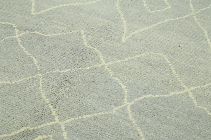 6x10 Blue Moroccan Rug - 39721