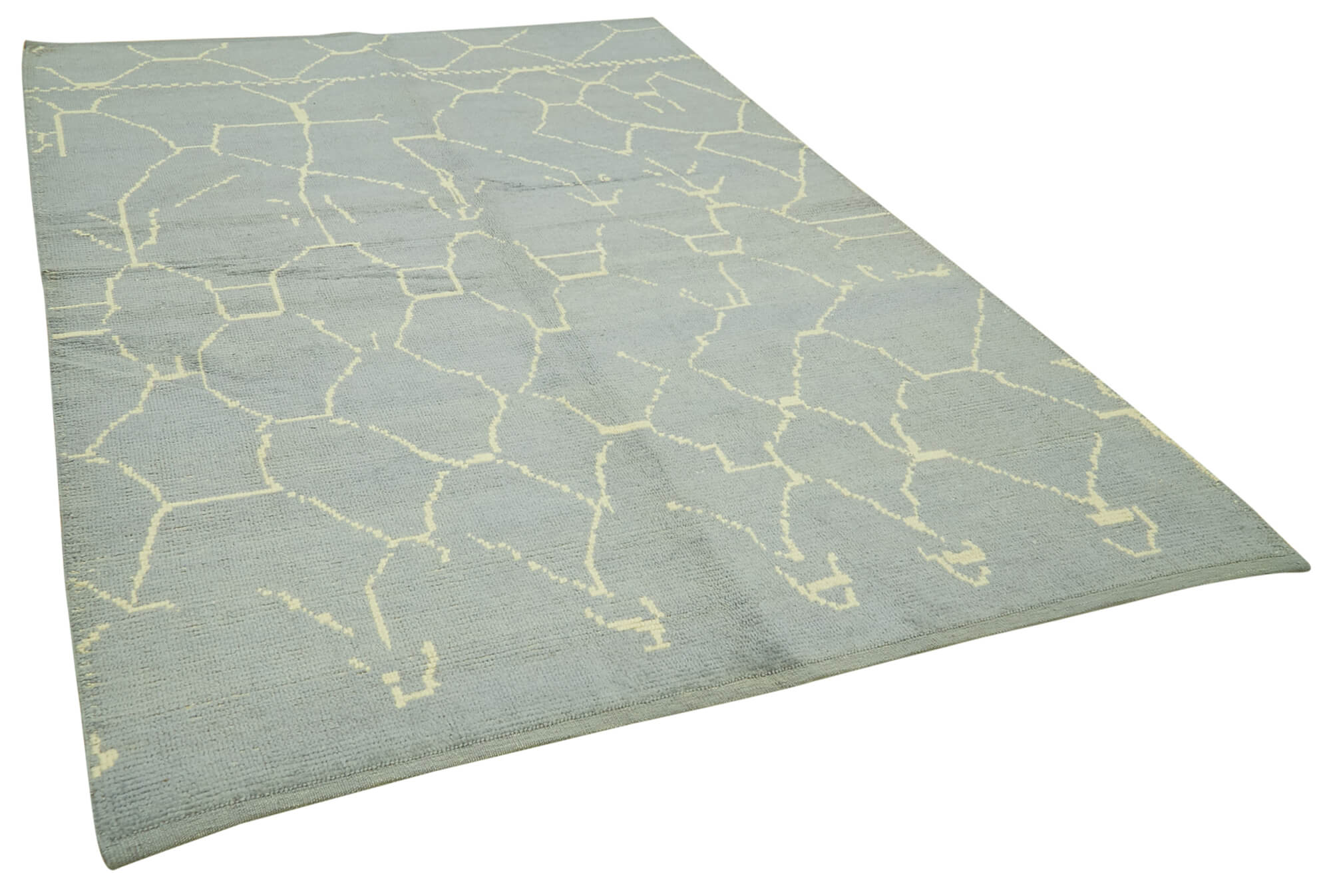 6x9 Blue Moroccan Rug - 39723