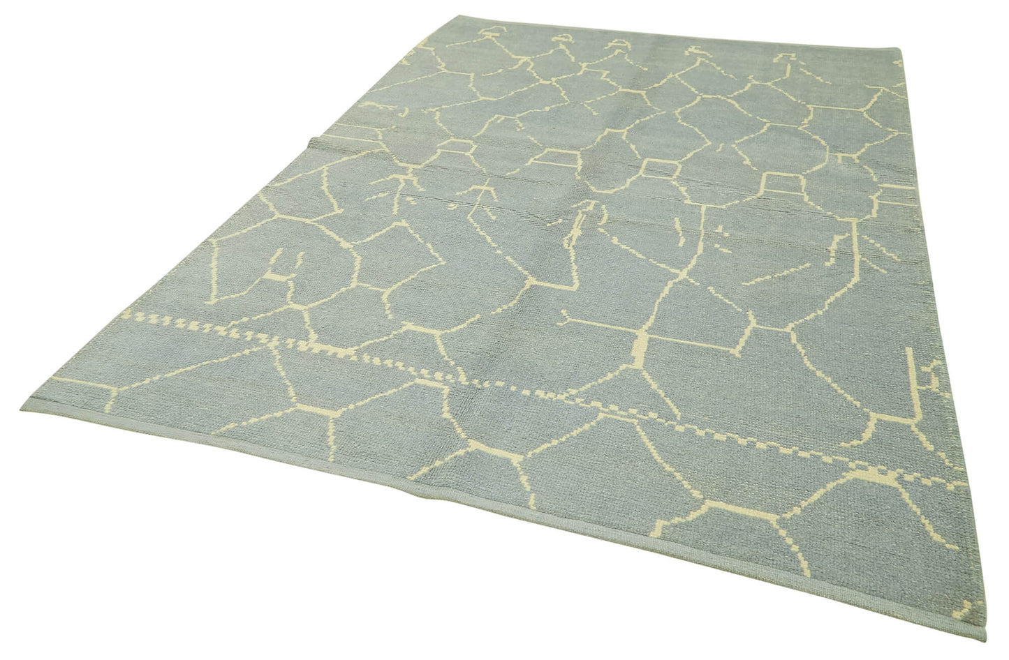 6x9 Blue Moroccan Rug - 39723