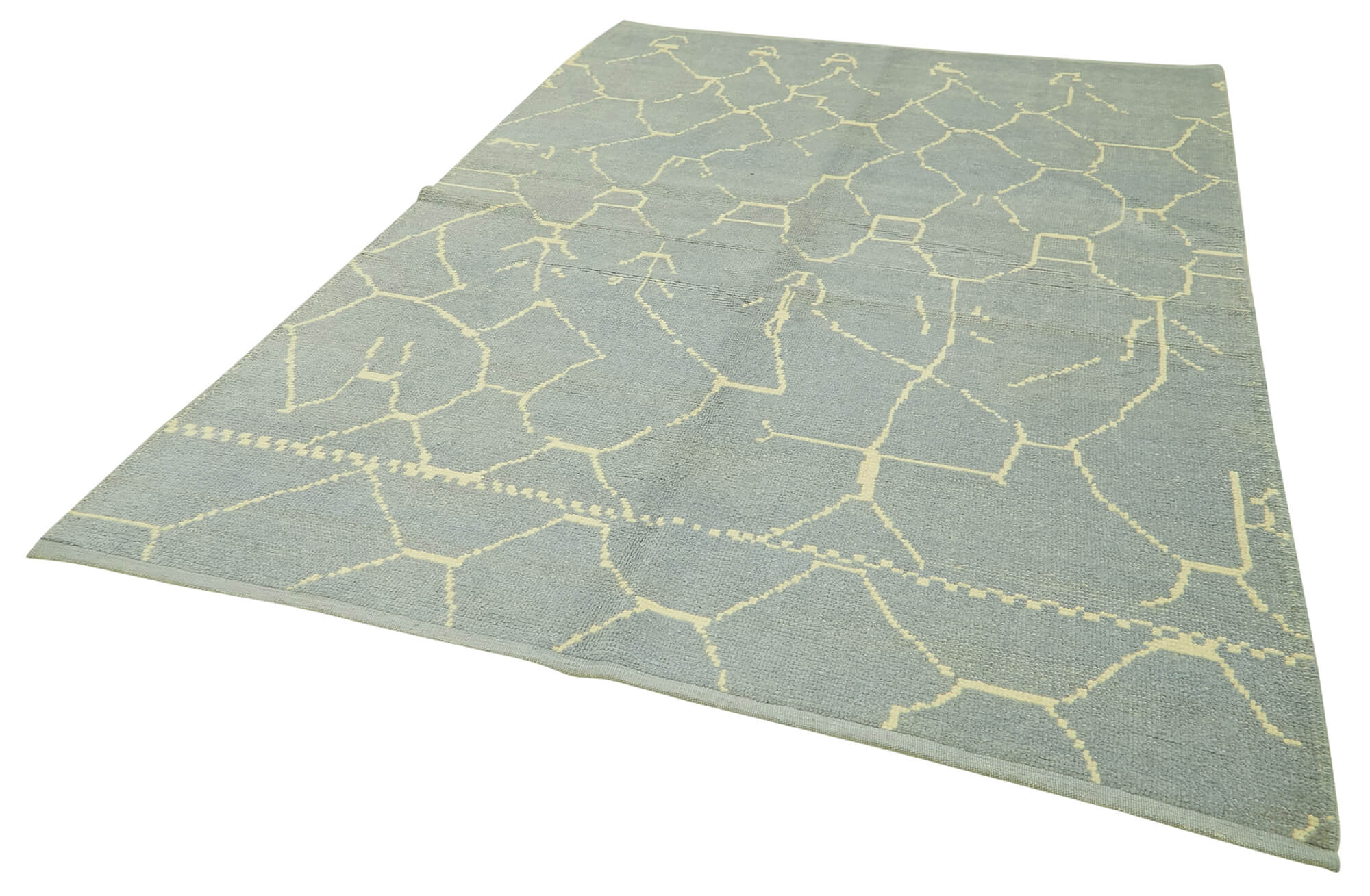 6x9 Blue Moroccan Rug - 39723