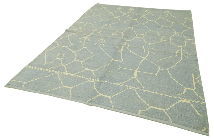 6x9 Blue Moroccan Rug - 39723