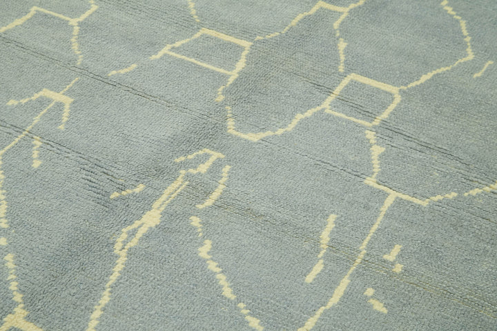 6x9 Blue Moroccan Rug - 39723