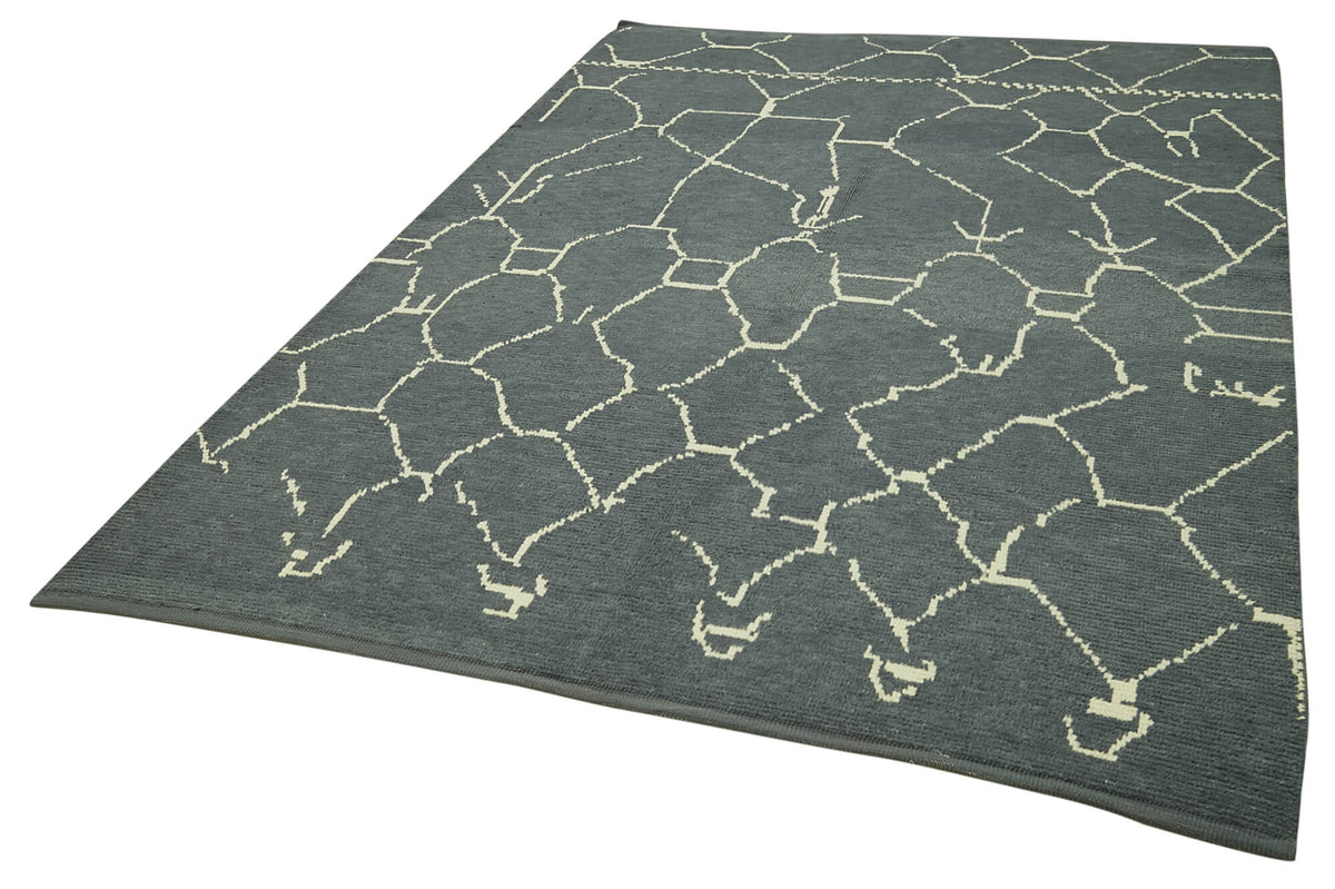 6x9 Grey Moroccan Rug - 39725