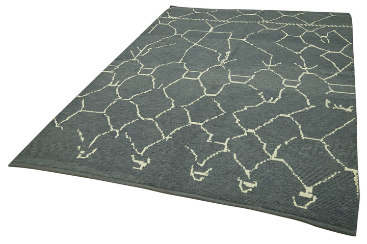 6x9 Grey Moroccan Rug - 39725