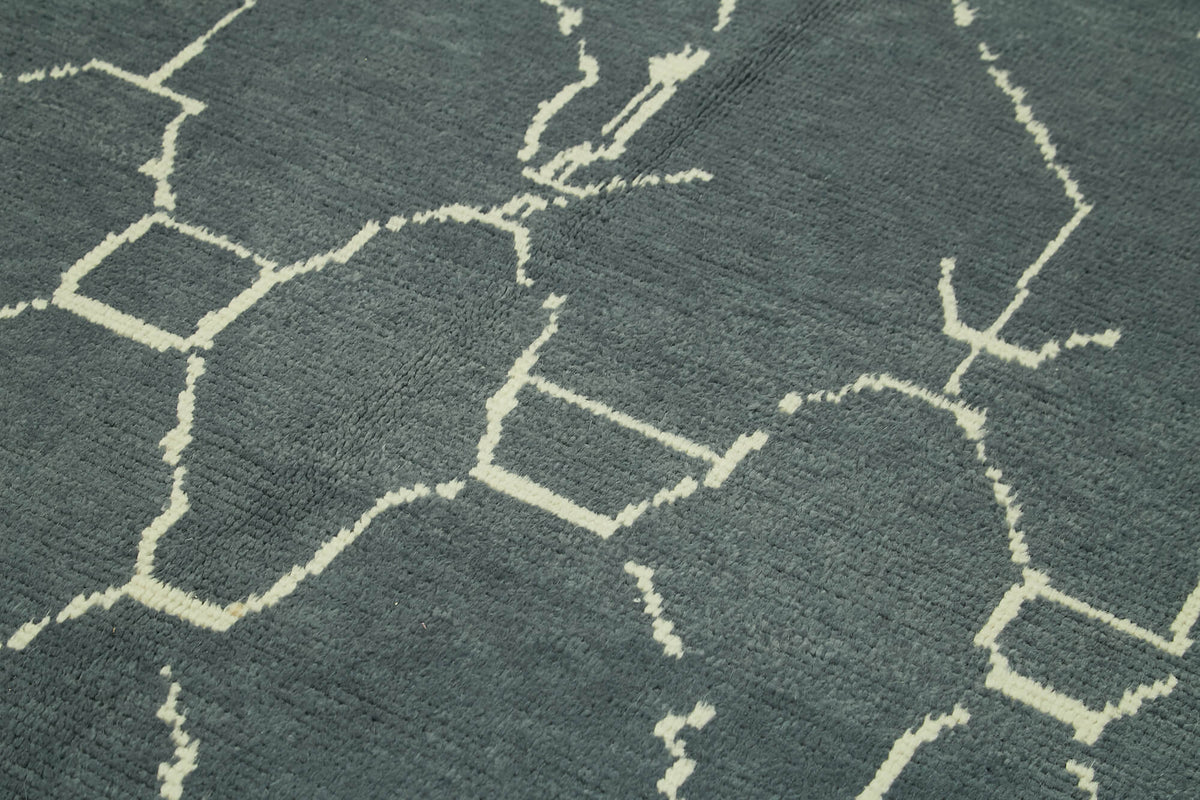6x9 Grey Moroccan Rug - 39725