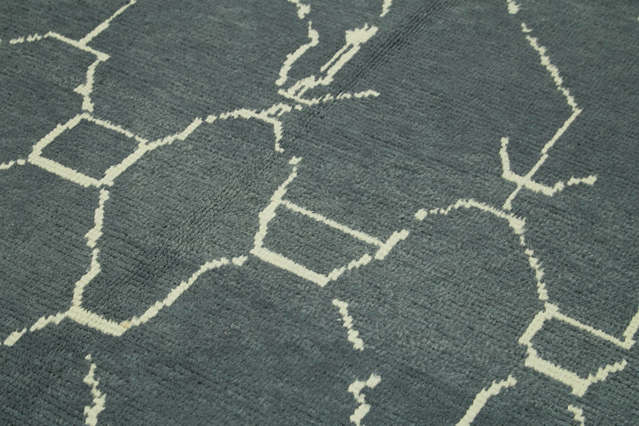 6x9 Grey Moroccan Rug - 39725