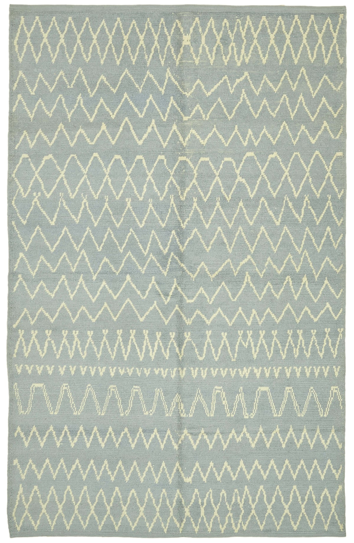6x9 Blue Moroccan Rug - 39728